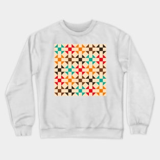 Geometric Pattern: Quilt: Summer Crewneck Sweatshirt